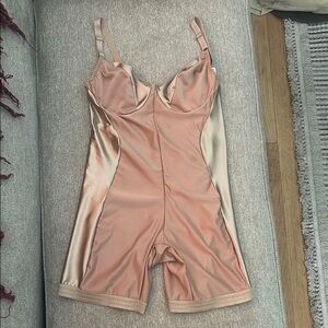Nude Shapewear Bodysuit with Adjustable Straps